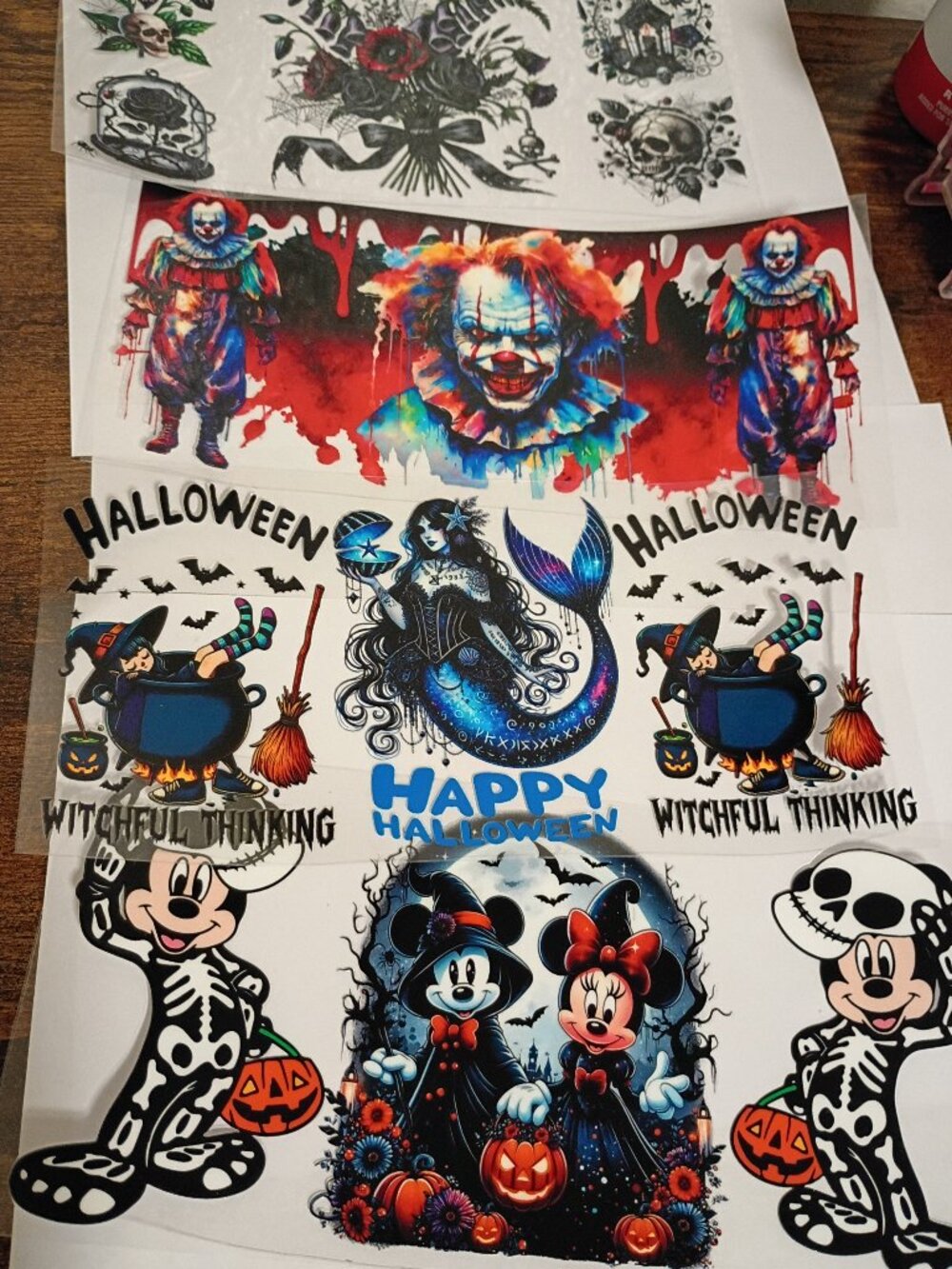 X4 Halloween uvdtf bundle